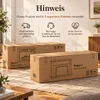 HOMAVO 18 inch elektrische haard in grijs met haardmeubel Productafbeelding-voorbeeld 8