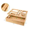 Bambus Couchbar, abnehmbarer Deckel, Snackbox, Sofatablett, Produktbild-Vorschau 3