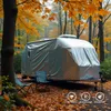 Wiltec Bâche de camion 7 x 6m 120g/m² vert/gris PE Œillets Voir les images du produit 2