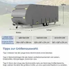 COSTWAY Plachta na karavan 493 x 260 cm, ochranný obal z Náhľad obrázku produktu 3