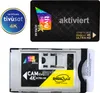 A collage of two images showing a Tivùsat 4K smartcard and a CAM module. Náhľad obrázku produktu