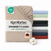 Komfortec Jersey Spannbettlaken 200x200 cm, 100% Baumwolle, Produktbild-Vorschau 1
