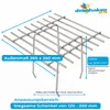 Dohlenschutzgitter | Dohlengitter – Außenmaß 250x250 mm, Produktbild-Vorschau 3