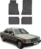 1984-1997 Mercedes W124 tappetini in gomma nera 4 pz Anteprima dell’immagine prodotto 13