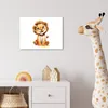 Leinwand Bilder 40x30 cm - Kinder Tiere - Löwe, Bilder, Produktbild-Vorschau 3