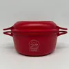 Krustenzauber Aluguss Bräter 24cm Rot Schmortopf Set Produktbild-Vorschau 5