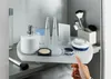 A hand is shown reaching for a rotating tray filled with various cosmetic products, suggesting organization and accessibility. Anteprima dell’immagine prodotto
