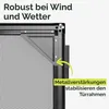 Nematek Fliegengitter Tele, Teleskop Fliegengittertür weiß, Produktbild-Vorschau 6