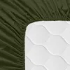Drap-housse HappyFriday BASIC vert foncé 160 x 200 x 32 cm Voir les images du produit 6