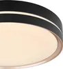 Globo Lighting plafoniera in metallo nero, LED Anteprima dell’immagine prodotto 3