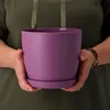 KADAX Matte Blumentopf "Agen", Pflanzkübel mit Untersetzer, Produktbild-Vorschau 5