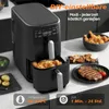 XXL Heißluftfritteuse 10 L Doppelkorb Airfryer 2700 W, Produktbild-Vorschau 3