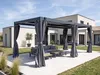 Pergola bioclimatica in alluminio con tenda e zanzariera Anteprima dell’immagine prodotto 2