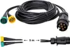 Kabelsatz Stecker 7-polig 5 M Anhängerkabel Rückleuchten Produktbild-Vorschau 1