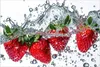 Küchenrückwand Spritzschutz Glas mit Motiv Erdbeeren im Produktbild-Vorschau 3