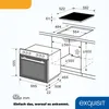 Exquisit Einbauherdset EHE256-U-020-Set schwarz | 59 l Produktbild-Vorschau 5