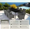 Tectake Gartenmöbel Set Menorca, 8 Personen, Grau, Produktbild-Vorschau 2