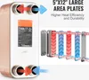 SucceBuy 50-Platten-Verlöteter Plattenwärmetauscher, 5"x Produktbild-Vorschau 4