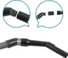 Close-up views and a full view of a vacuum cleaner hose handle and its connecting parts. Produktbild-Vorschau
