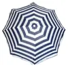 Sonnenschirm - blau/weis - gestreift - 120 cm - UV-Schutz Produktbild-Vorschau 2