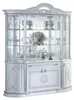 Barock Vitrine Venus 8-Türig in Weiß/Silber Hochglanz Produktbild-Vorschau 1