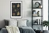 MuchoWow® Gerahmtes Poster Muster - Spirituell - Gold 60x90 Produktbild-Vorschau 2