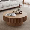 Mesa de centro redonda de 75 cm, con espacio de Vista previa de la imagen del producto 4