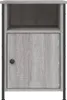 Nachttische 2 Stk. Grau Sonoma 40x42x60 cm Holzwerkstoff Produktbild-Vorschau 6