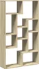 A standalone image of a wooden bookshelf against a white background. Voir les images du produit