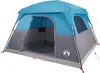 vidaXL Campingzelt 4 Personen Blau Wasserdicht Produktbild-Vorschau 1