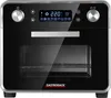 A black and silver mini oven with a digital display and control knobs. Anteprima dell’immagine prodotto