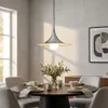 NILS Pendelleuchte E14, chromfarbene Metalllampe mit Produktbild-Vorschau 6
