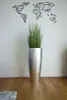 VIVANNO Pflanzkübel Fiberglas CITY Rund, Blattsilber Produktbild-Vorschau 7