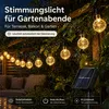 Solar Lichterkette Outdoor 9.5m 50 LEDs, Kristallkugeln, 8 Produktbild-Vorschau 6