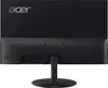 The back of a black computer monitor on a white background. Produktbild-Vorschau