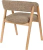 Zuiver Bright Esszimmerstuhl mit Armlehne Braun Produktbild-Vorschau 4