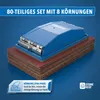 Schleifpapier Set 81 tlg 93x230 mm P40-P400 Handschleifer Produktbild-Vorschau 2