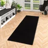 Hochflor Langflor Teppich Läufer Cottage Schwarz, Produktbild-Vorschau 1
