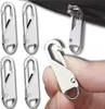 Lot de 4 pendentifs en métal argenté avec fermeture éclair Voir les images du produit 1