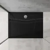 doporro Piatto Doccia 75x90 Rettangolare in Acrilico Nero H Anteprima dell’immagine prodotto 4