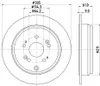 2 Bremsscheiben voll Ø 64,2 mm 9 mm HELLA passend für u.a. Produktbild-Vorschau 6