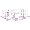 TV-Schrank Räuchereiche 197x35x52 cm Holzwerkstoff Produktbild-Vorschau 10
