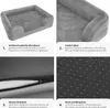 Panier pour chien orthopédique Kimba avec bordure haute - Voir les images du produit 5