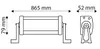 Pracovní LED rampa SLIM 180W, 865mm, 12000Lm, 10-30V, ECE Náhled obrázku produktu 8