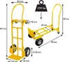 Chariot de transport Mega-M 2 en 1 250 kg jaune Voir les images du produit 2