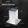 Aq 4er Set Pfostenträger 80x80 mm zum Aufschrauben, Produktbild-Vorschau 2