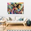 Leinwandbild Frau und Mann Abstrakt 90x60 Feeby Violett Produktbild-Vorschau 2