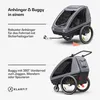 Klarfit GoKiddo Fahrradanhänger 2 Kinder - 2-in-1 Produktbild-Vorschau 3
