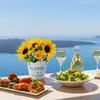 Künstliche Blumen, Sonnenblume Pflanzen im Topf, Dekoblumen Produktbild-Vorschau 3