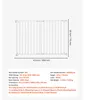 SucceBuy Treppenschutzgitter 670–1080 mm Verstellbare Produktbild-Vorschau 7